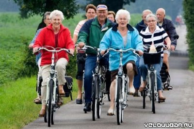 Велосипед обязателен для пожилых