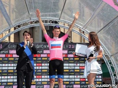 Александр Власов - победитель молодежной Джиро д'Италия 2018