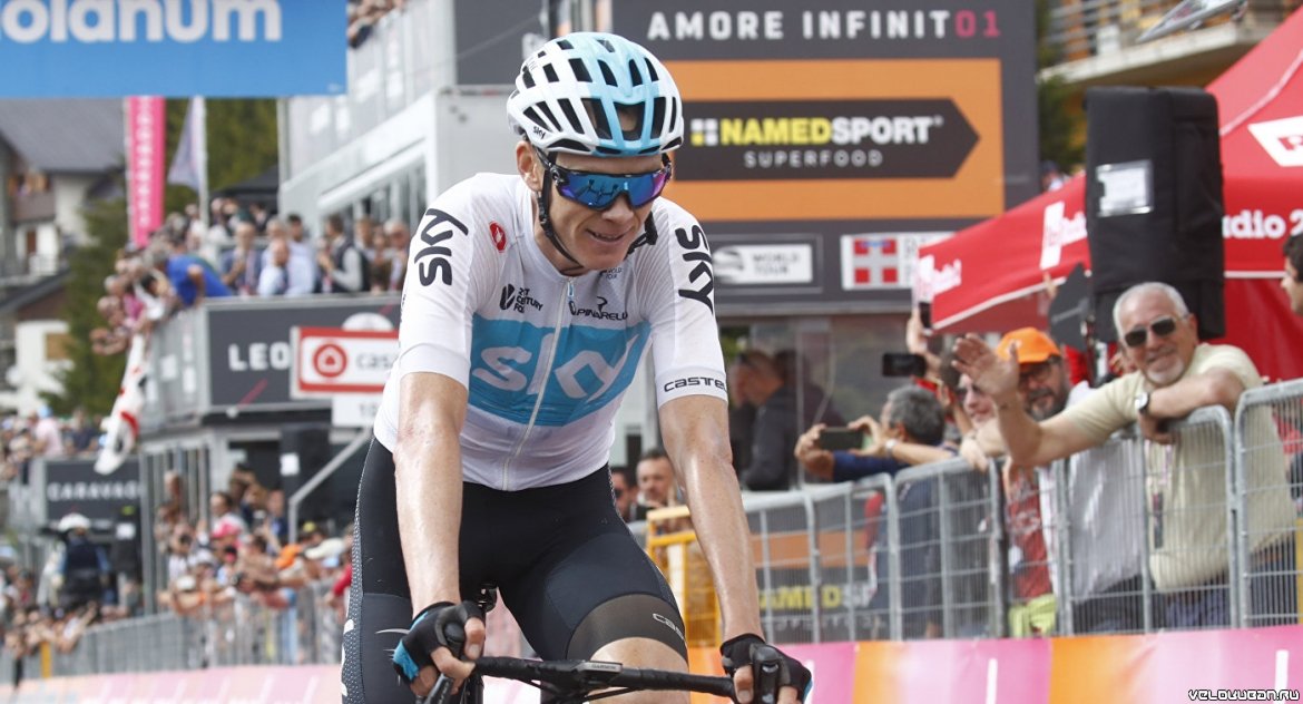Британец Крис Фрум выиграл 19-й этап "Джиро" и возглавил общий зачет гонки