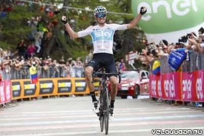 Крис Фрум: розовая майка и победа на 19-м этапе Джиро д'Италия 2018