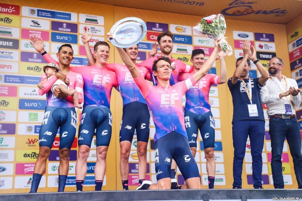 EF Education First Pro Cycling Team выиграла командную «разделку» на «Туре Колумбии»