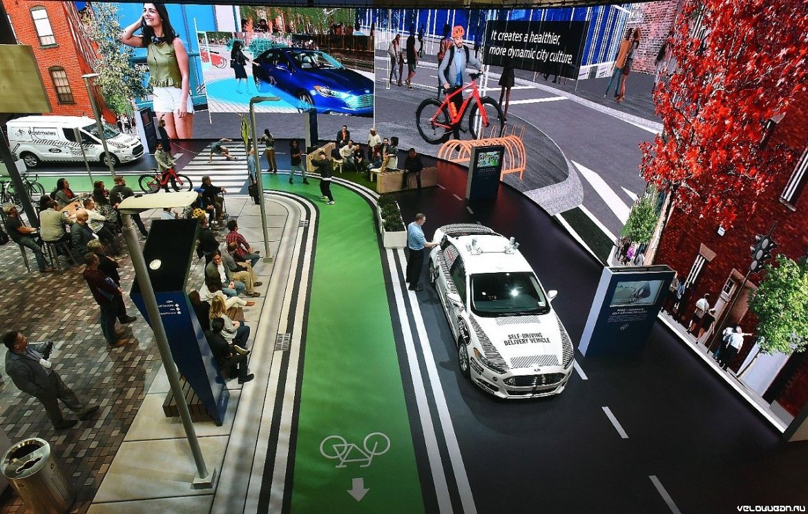 Trek работает совместно с Ford над системой автоматического взаимодействия велосипедиста с машинами 