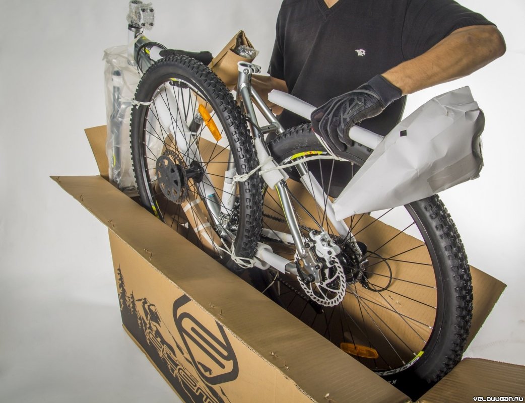 Как собрать велосипед из коробки